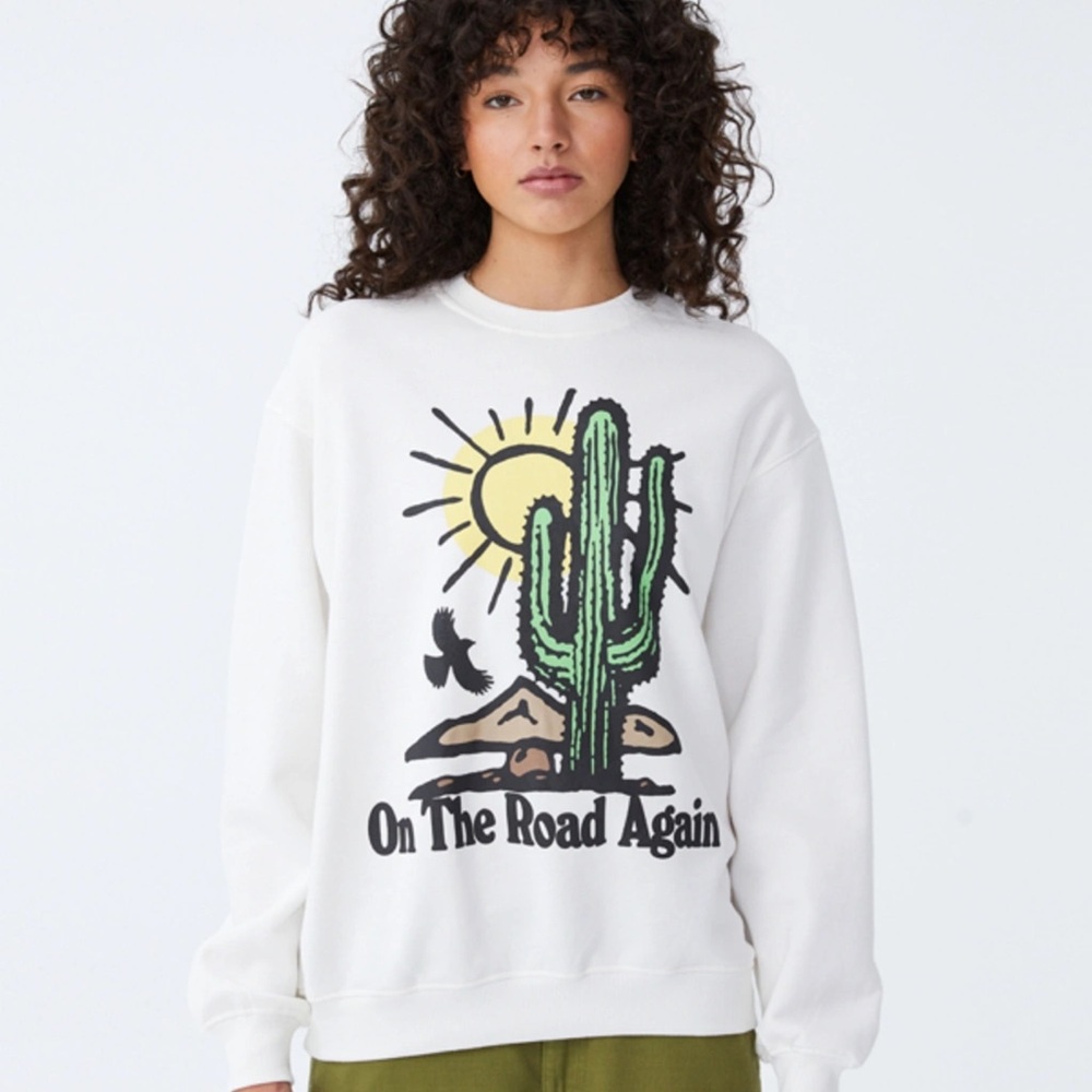 Zion Rootswear for Cotton On Willie Nelson Crew Sweatshirt